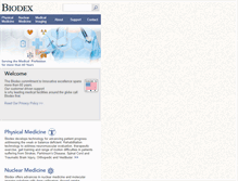 Tablet Screenshot of m.biodex.com