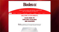 Desktop Screenshot of biodex.co.za